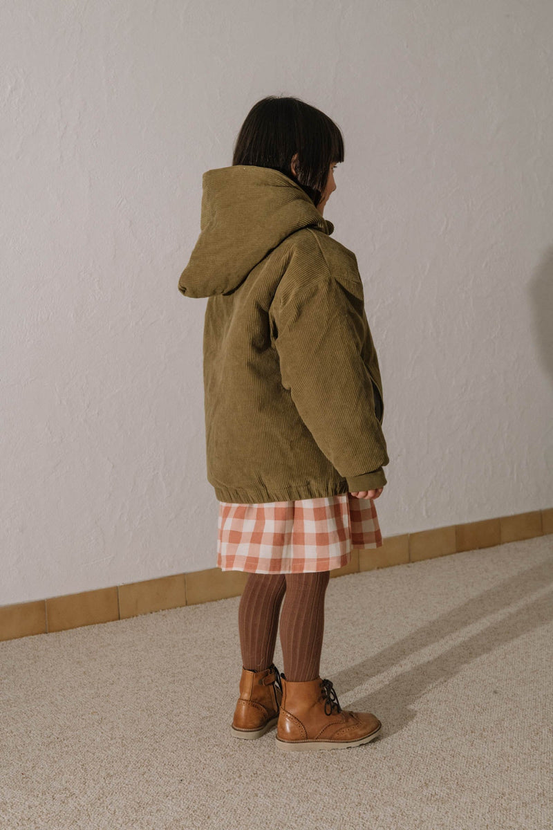 Manteau Frio Corderoy Vert Nutria