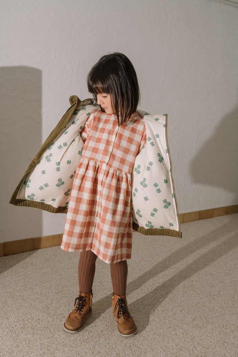 Manteau Frio Corderoy Vert Nutria