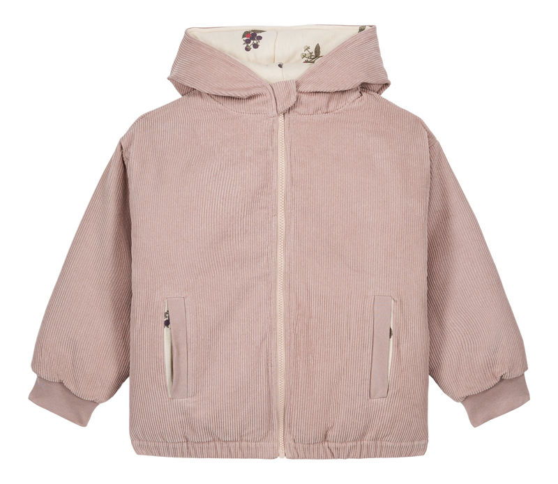 Manteau Frio Corderoy Mauve Pâle Mûres