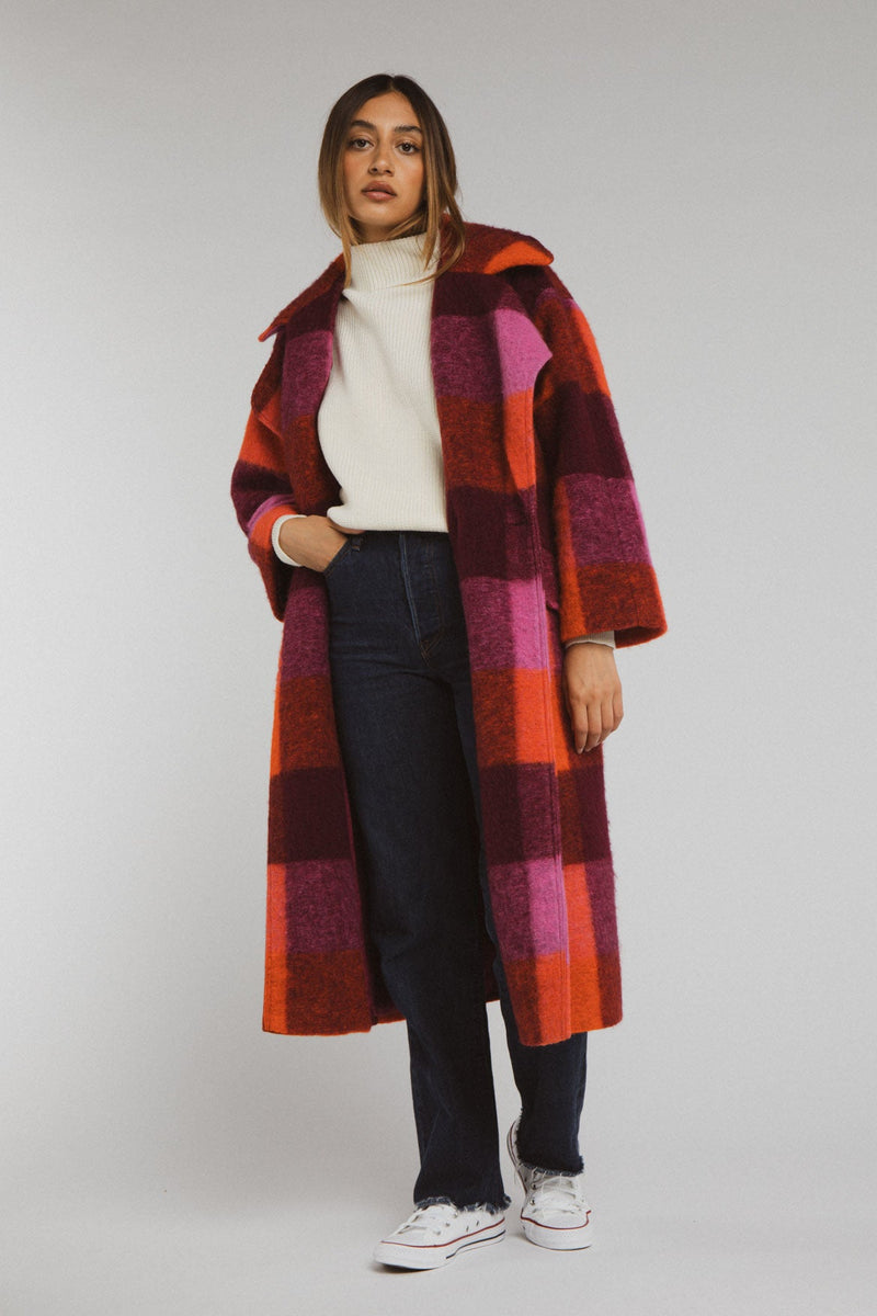 Manteau Livio À Carreaux