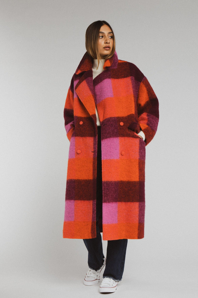 Manteau Livio À Carreaux