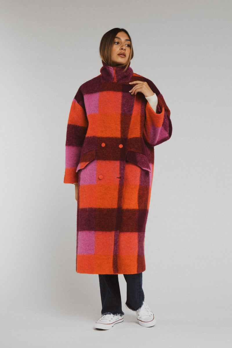 Manteau Livio À Carreaux