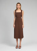 Robe Midi Mantia Marron