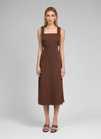 Robe Midi Mantia Marron