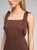 Robe Midi Mantia Marron