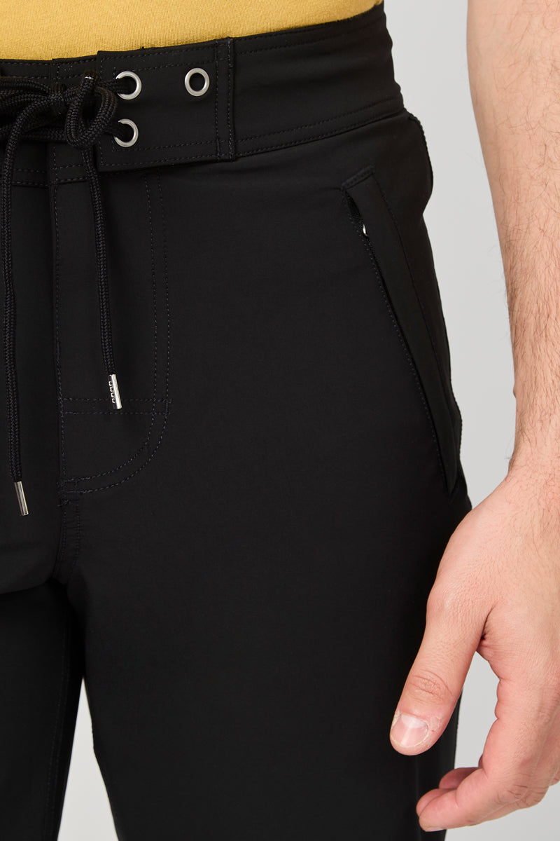 Short À Poche Zippée - Noir - Homme