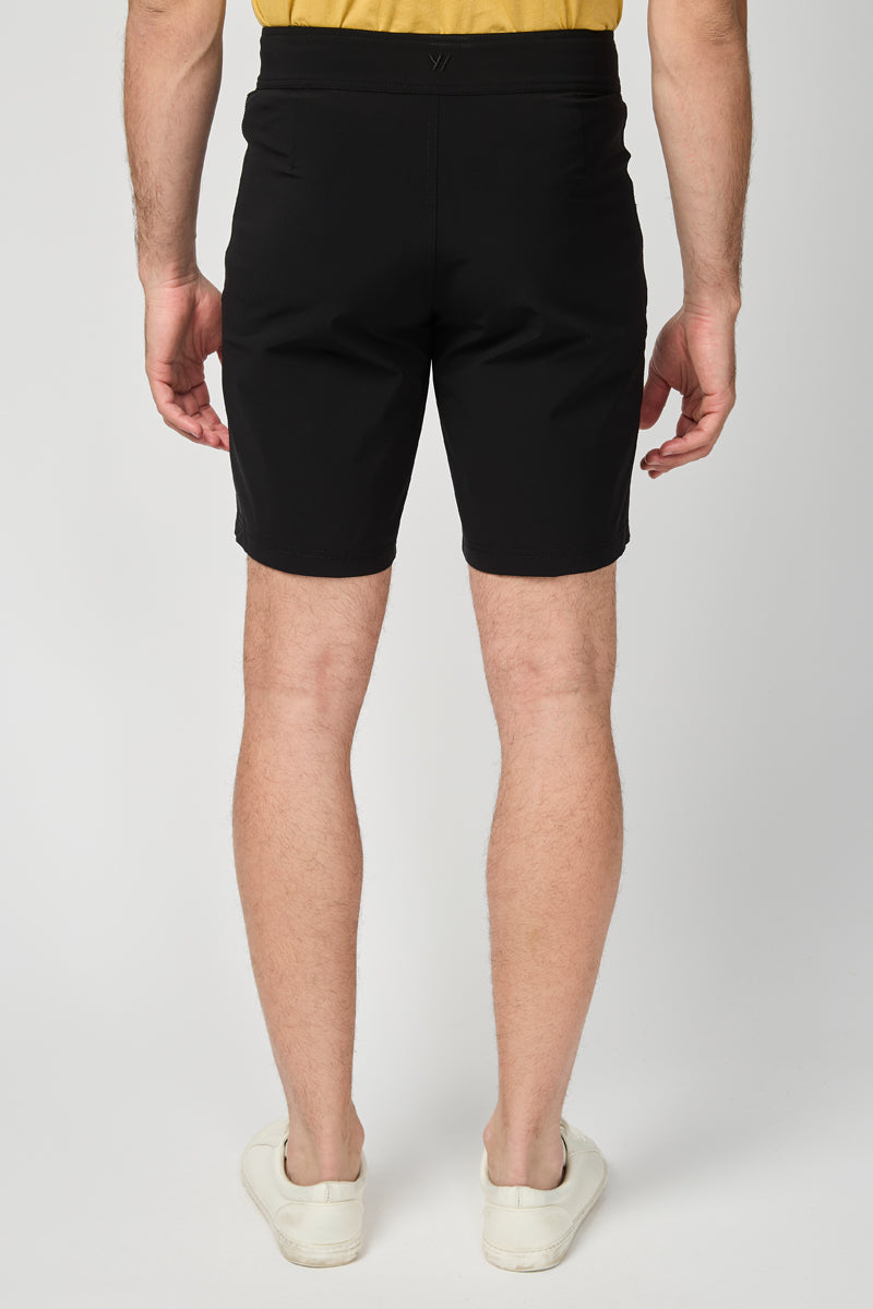 Short À Poche Zippée - Noir - Homme