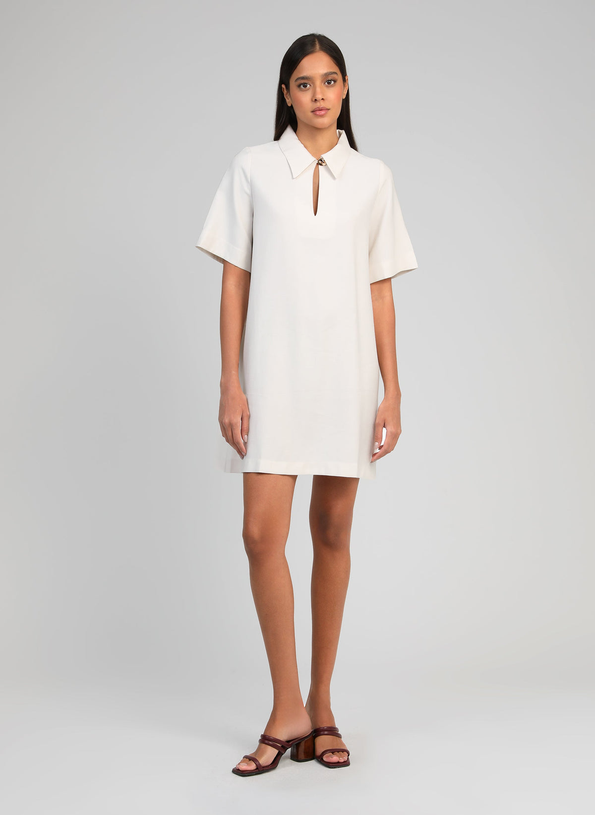 Robe Courte Mapaula Ecru