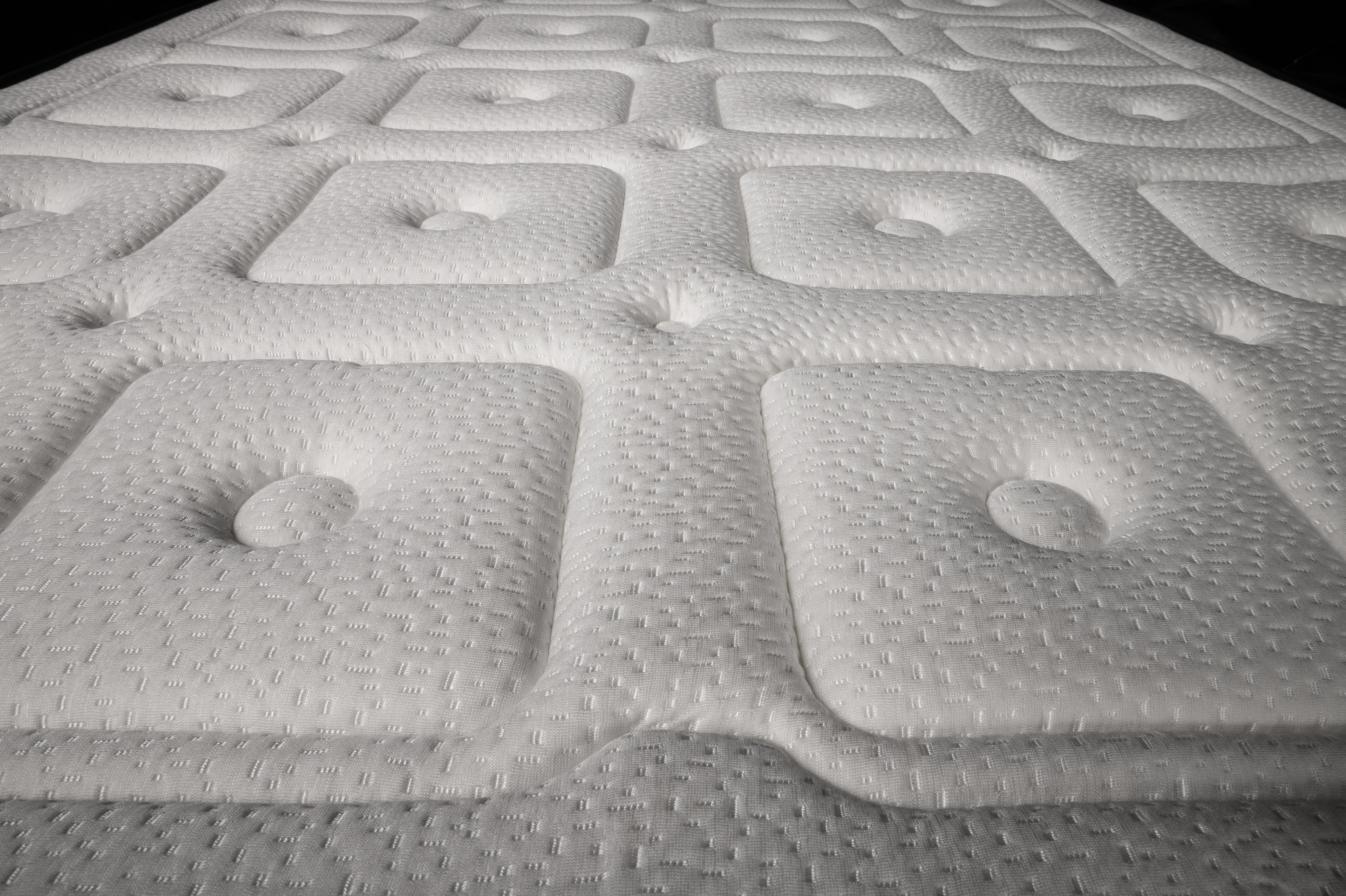 Chinon - Mattress + Box Spring Set - White/Grey