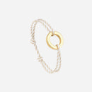 Bracelet Marche - Rayé Beige Et Blanc