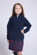 Jersey de cuello alto con cremallera Marchy - Azul marino - Niño