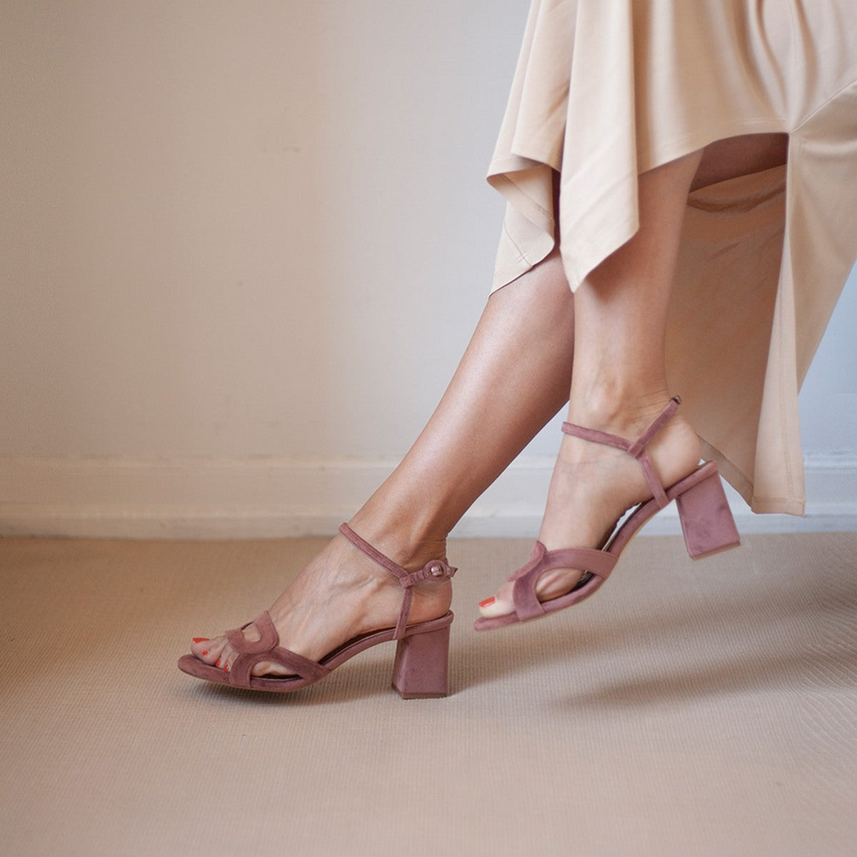 Zapatos De Tacón Margot 6 Berry - Rosa Oscuro