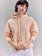 Sweat Capuche Unisexe Fresque Abricot