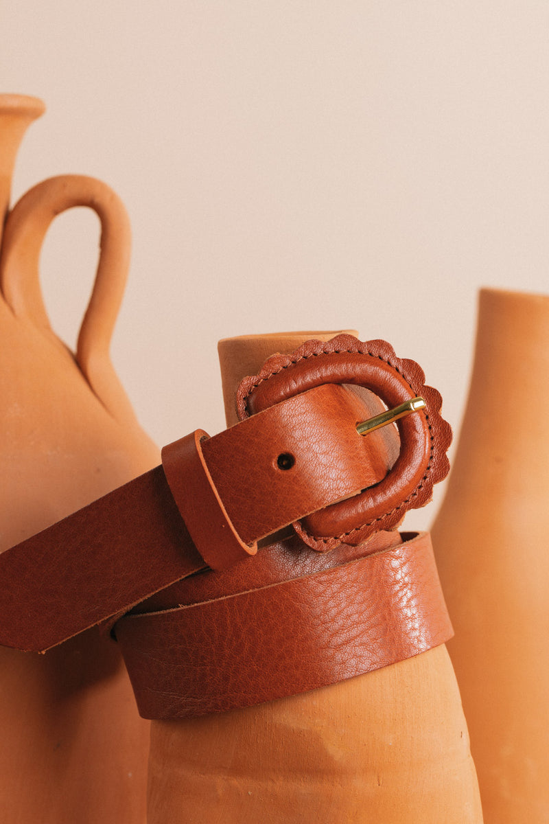 Ceinture Marguerite 2 - Acajou