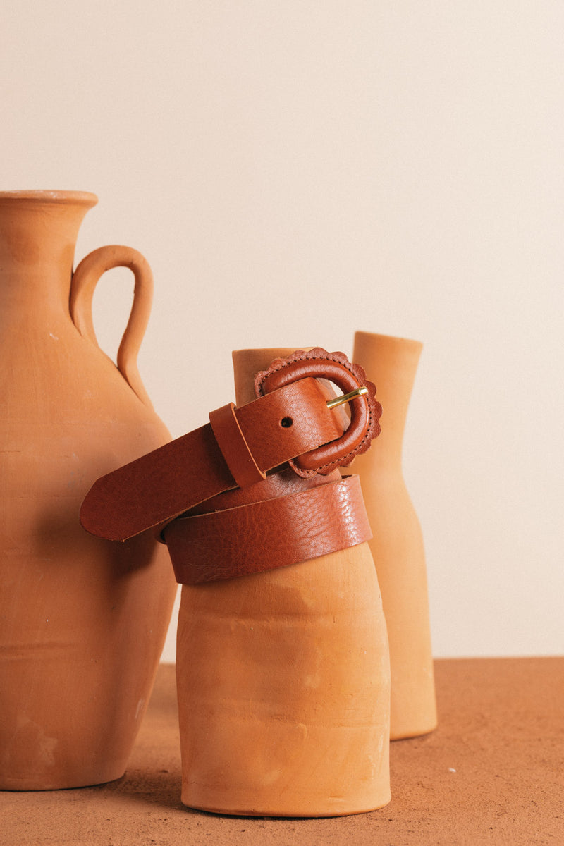 Ceinture Marguerite 2 - Acajou