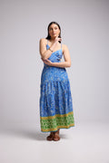 Vestido Largo - María - Azul