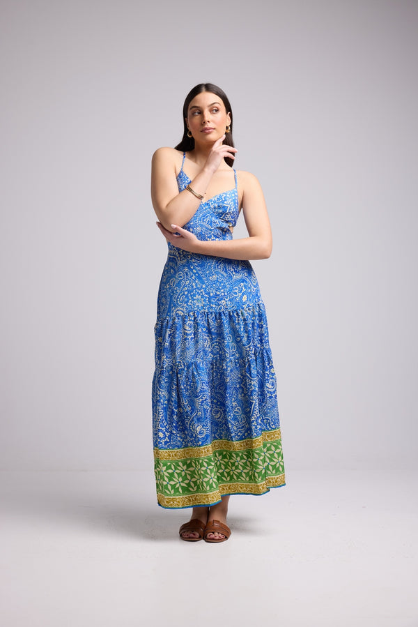 Vestido Largo - María - Azul
