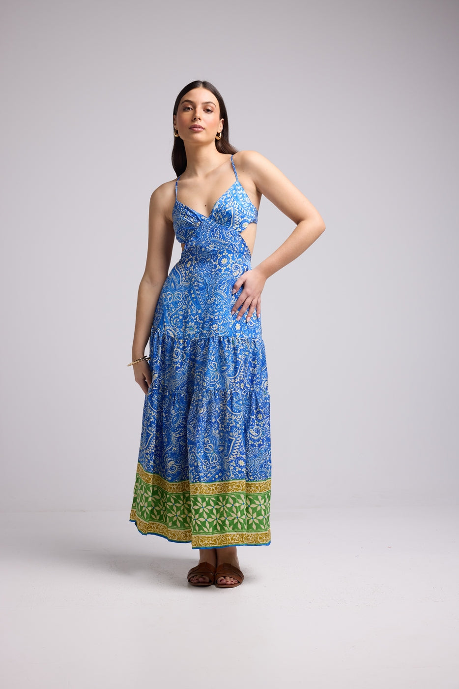 Vestido Largo - María - Azul