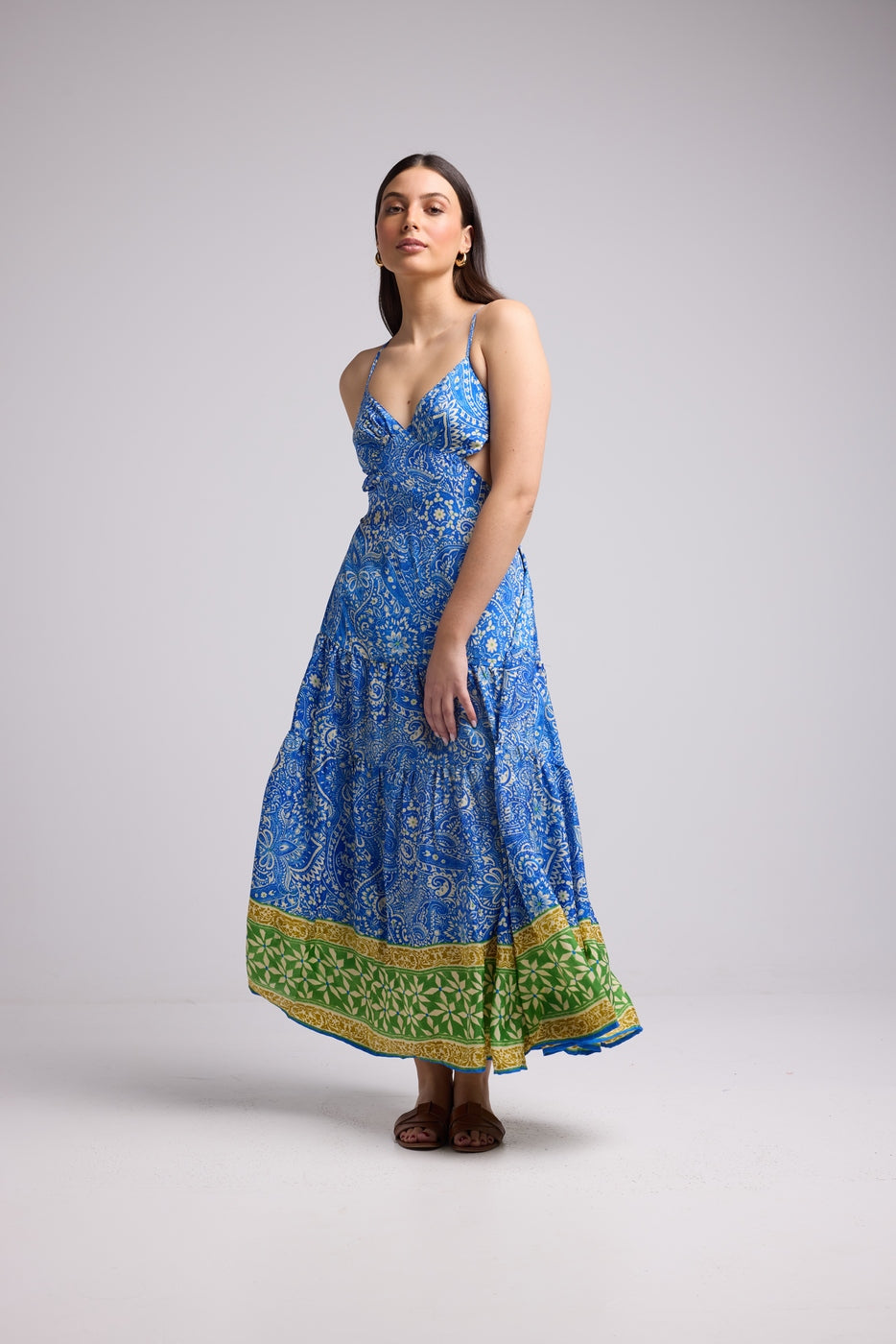 Vestido Largo - María - Azul
