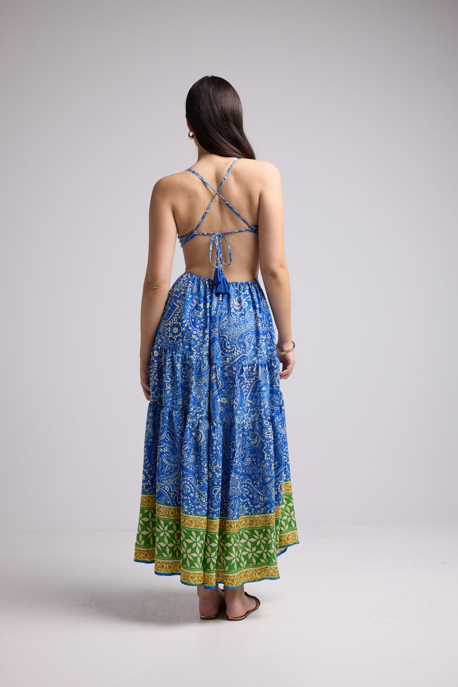 Vestido Largo - María - Azul