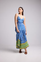 Vestido Largo - María - Azul
