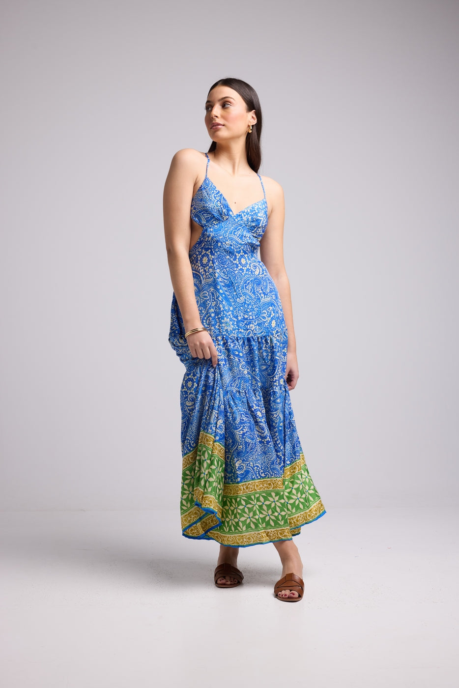 Vestido Largo - María - Azul