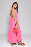 Marla Terry Maxi Dress - Pink