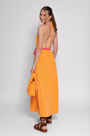 Marla Terry Maxi Dress - Orange