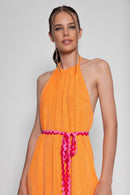 Marla Terry Maxi Dress - Orange