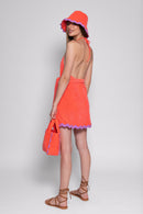 Marla Terry Short Dress - Orange