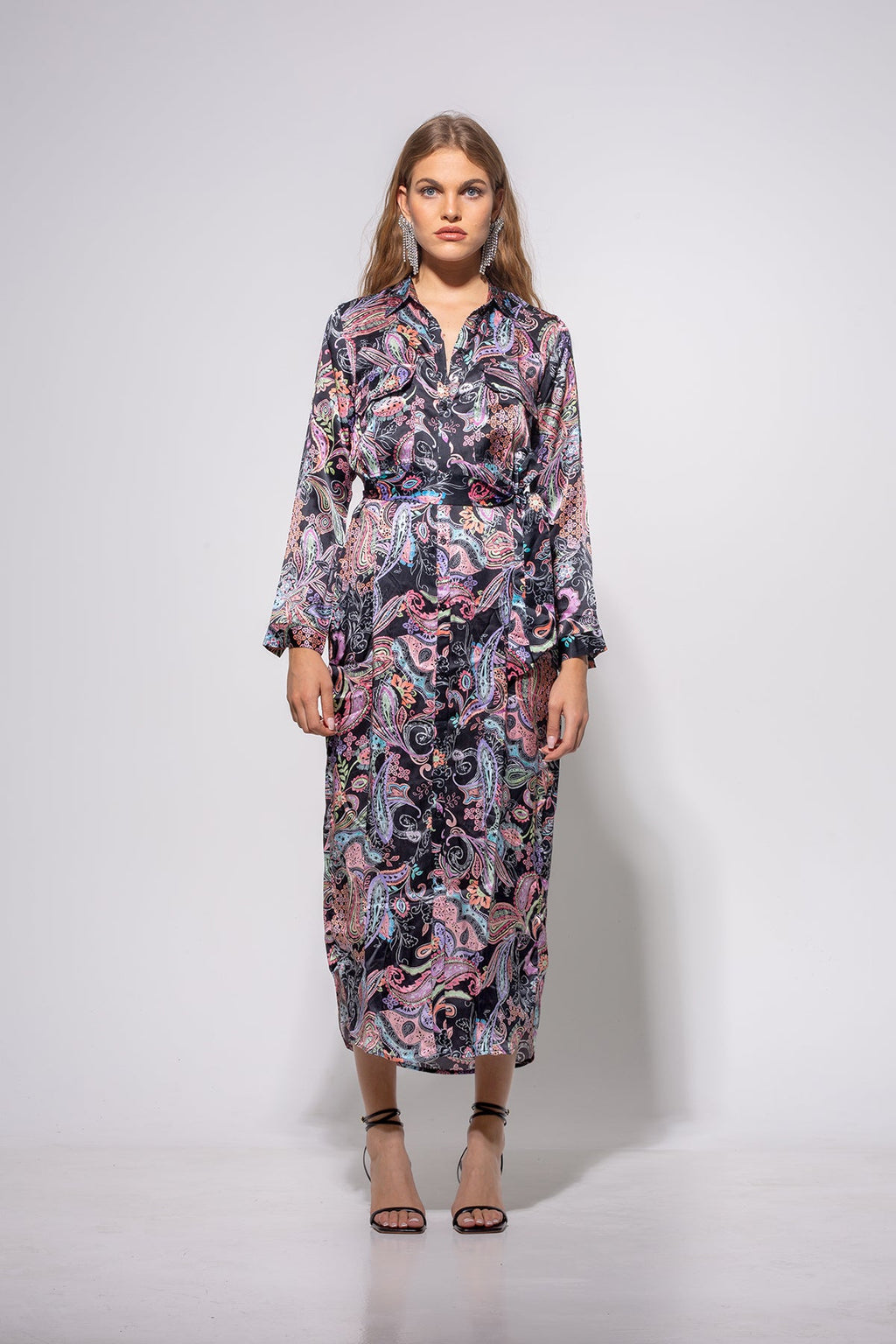 Robe Eloise - Black Rainbow
