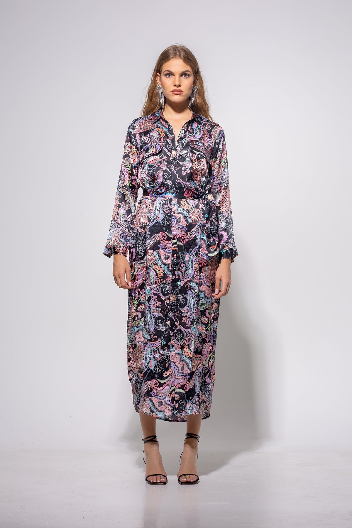 Robe Eloise - Black Rainbow