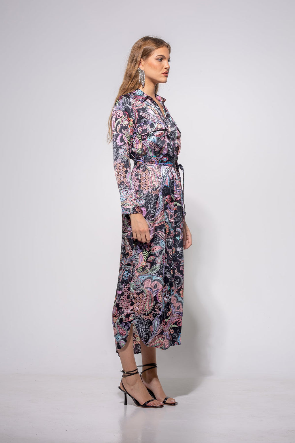 Robe Eloise - Black Rainbow