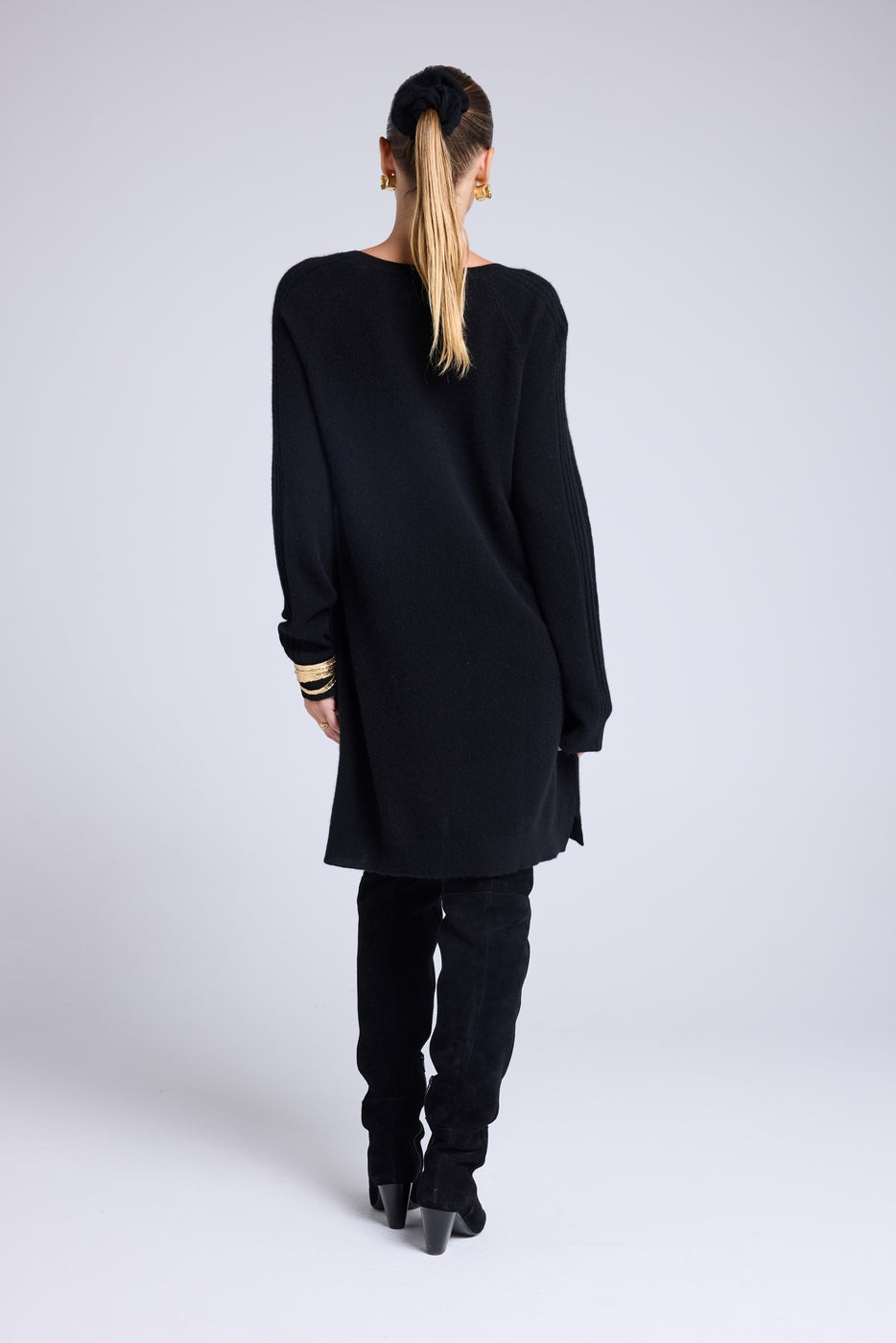 Robe Col V Marni - Noir