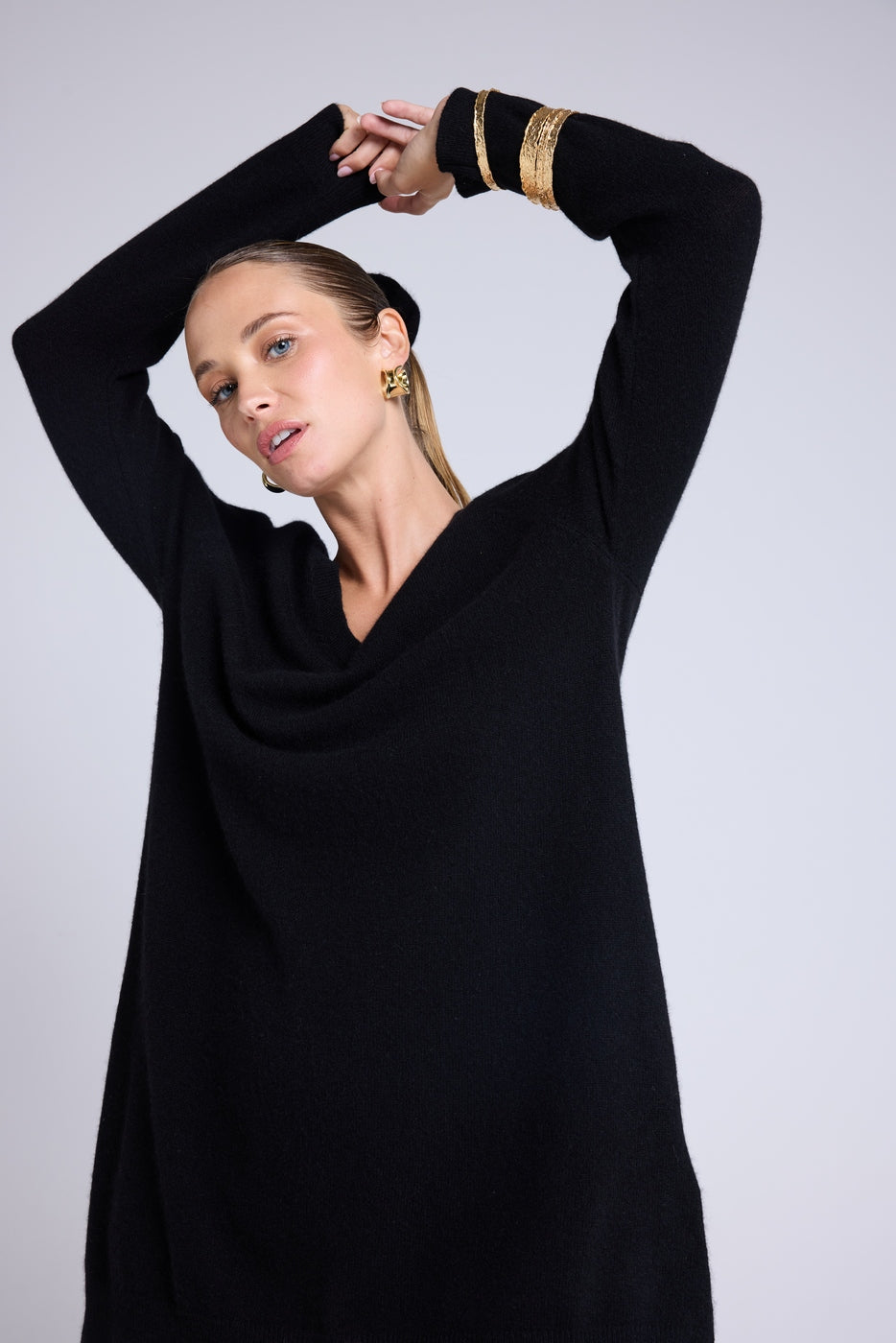 Robe Col V Marni - Noir