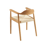 Martie - Chairs - Solid Oak And Rope