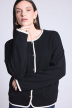 Chaqueta Bijoux Martina - Negro y Blanco - Mujer
