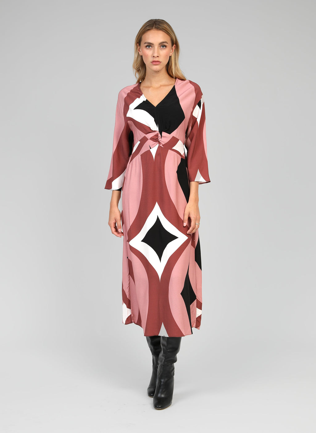Robe Midi Masamy Galimo Rose