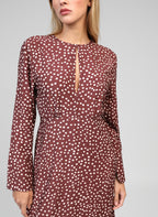Robe Midi Maselma Jakaranda Choco
