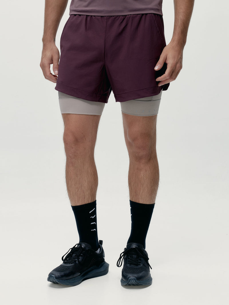 Short Mashu Dark Cherry/Grain - Homme