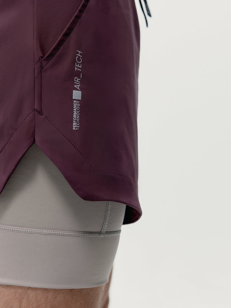 Short Mashu Dark Cherry/Grain - Homme