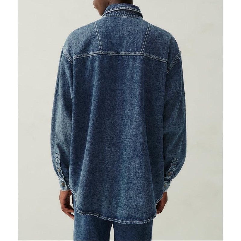 Camisa con cuello abotonado - Piedra - Hombre