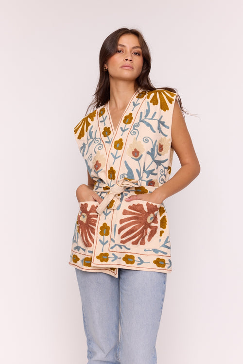 Gilet Matala - Ecru