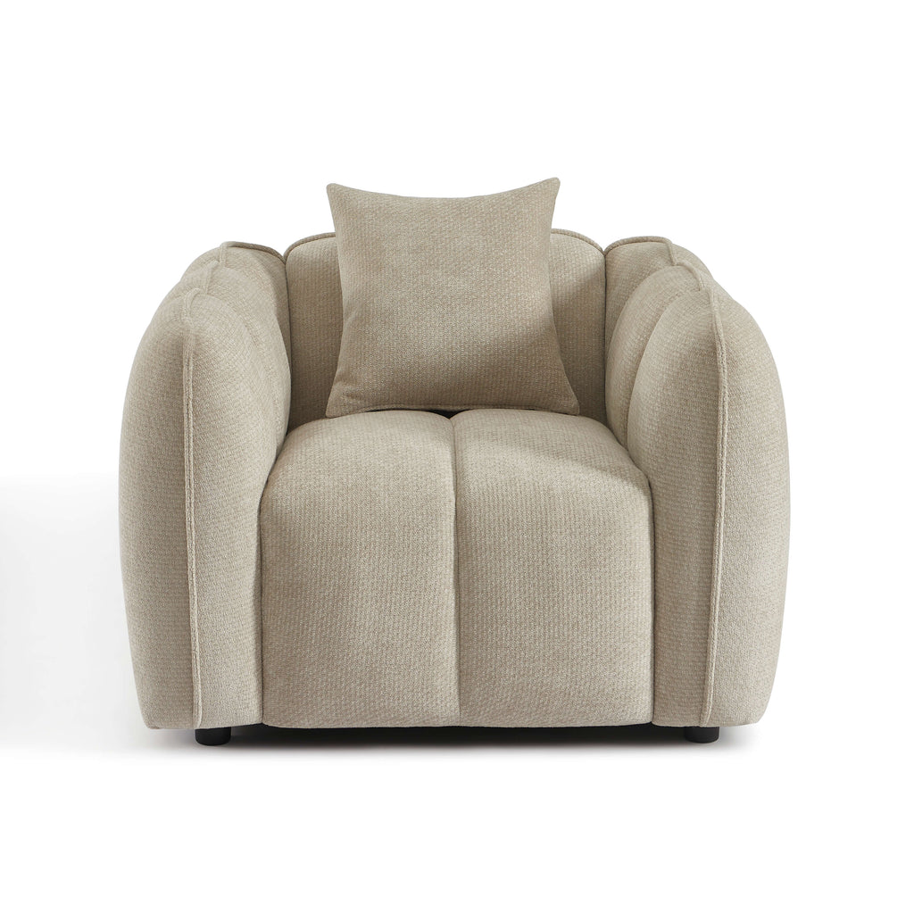 Matilda - Sillón - Tejido Chenilla - Beige