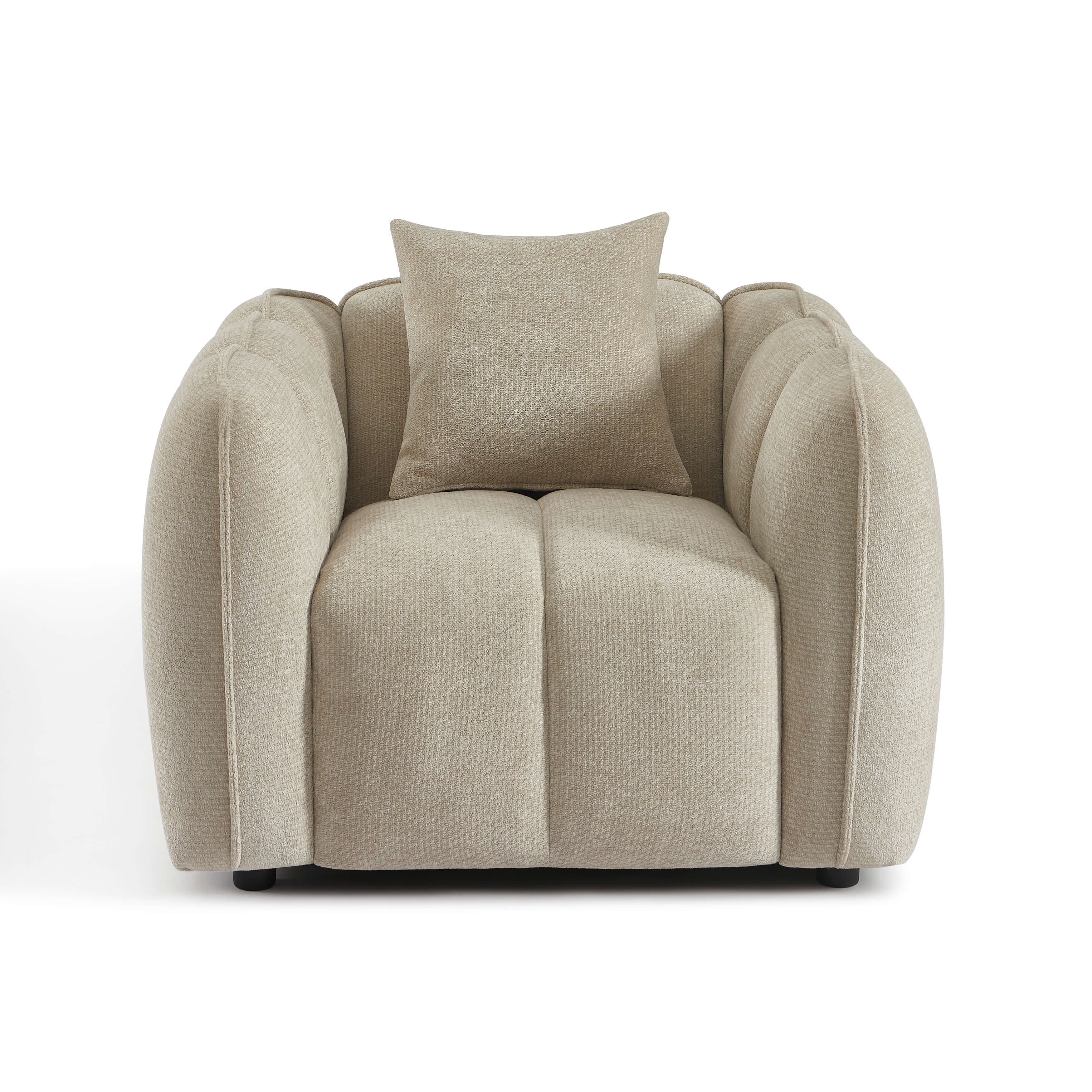 Matilda - Sillón - Tejido Chenilla - Beige