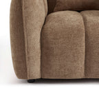 Matilda - Armchair - Chenille Fabric - Brown