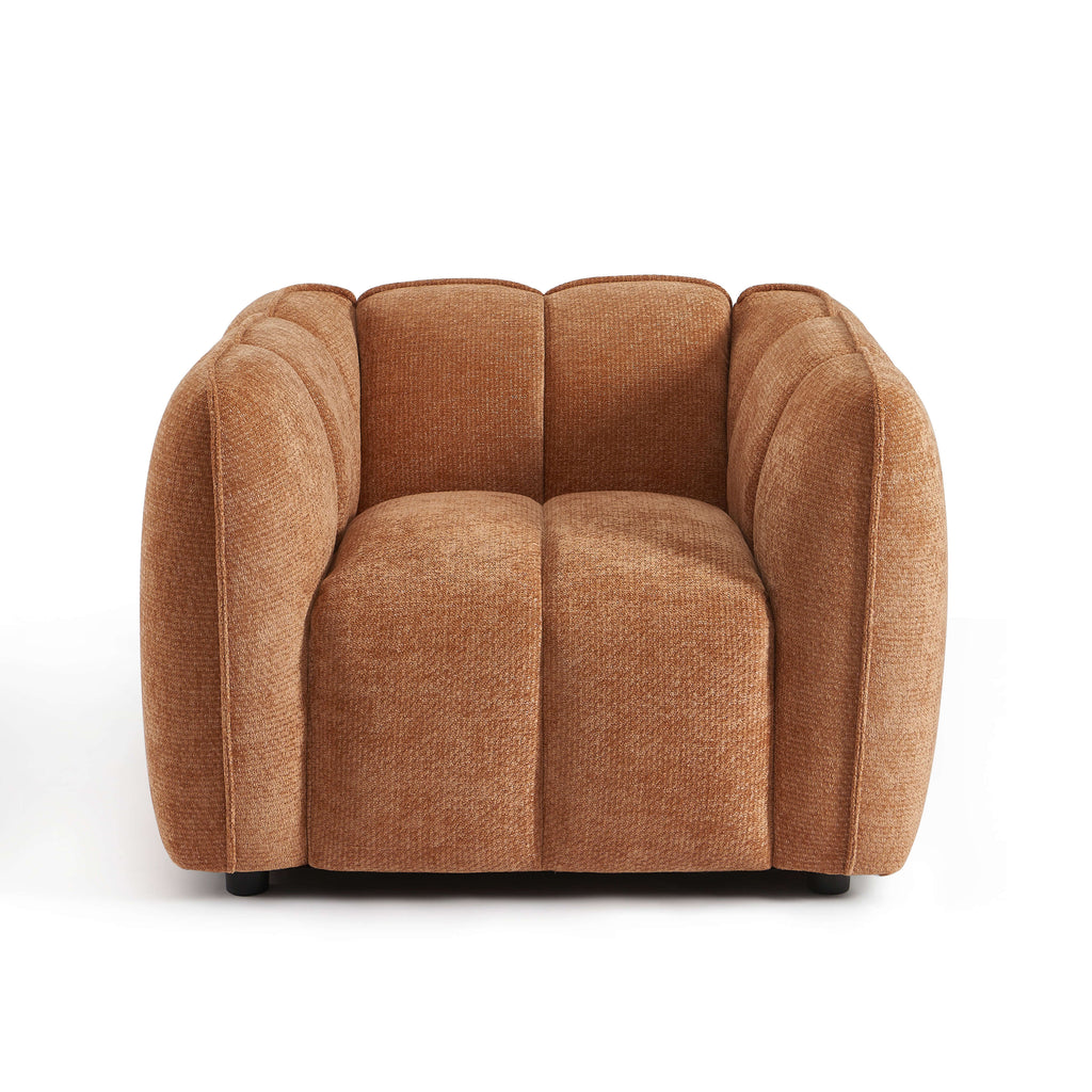 Matilda - Sillón - Tela Chenilla - Terracotta