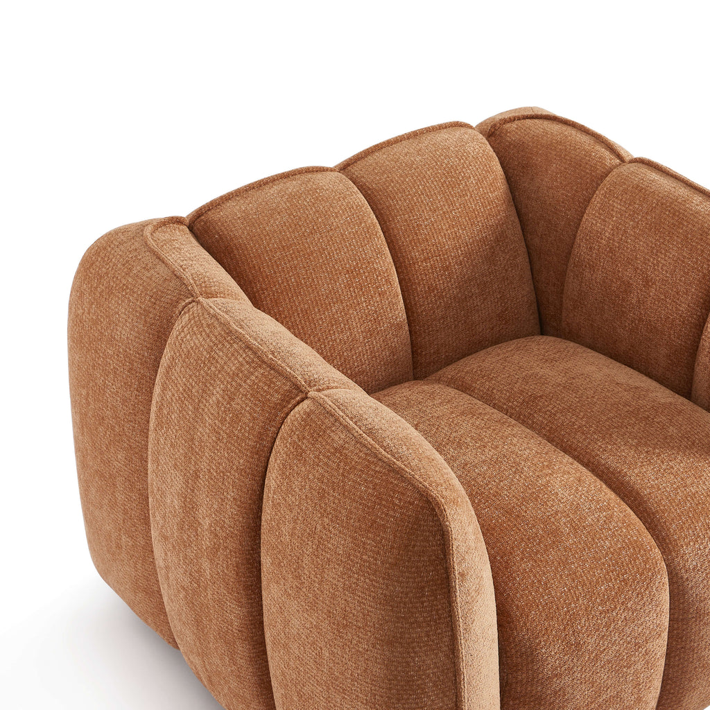 Matilda - Sillón - Tela Chenilla - Terracotta