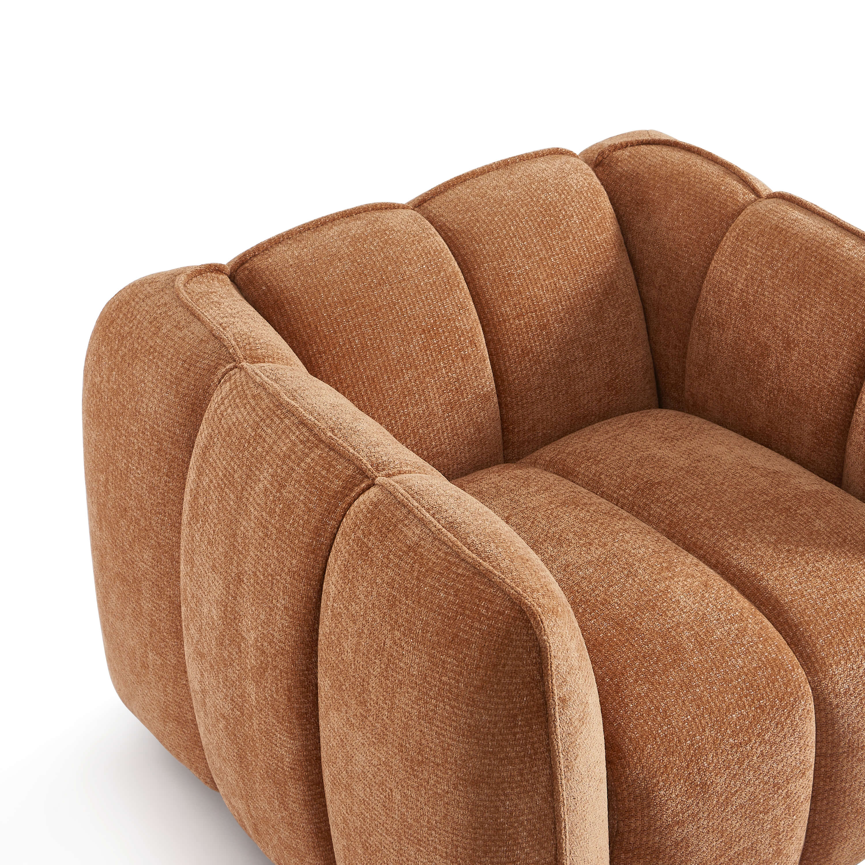 Matilda - Sillón - Tela Chenilla - Terracotta