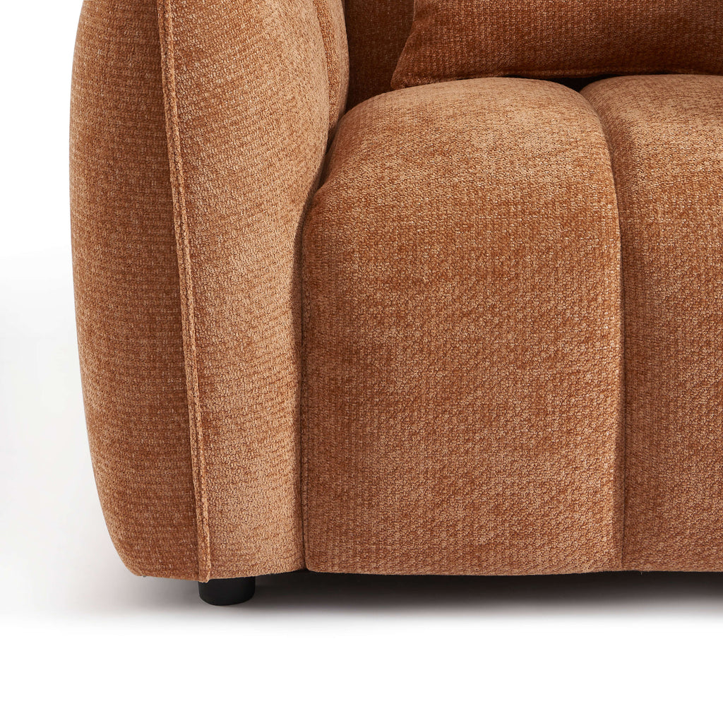 Matilda - Sillón - Tela Chenilla - Terracotta